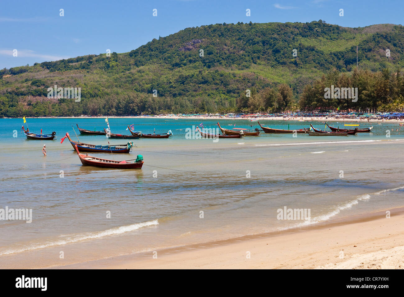 La Thaïlande, Phuket, Phuket Province, la plage de Kamala Banque D'Images