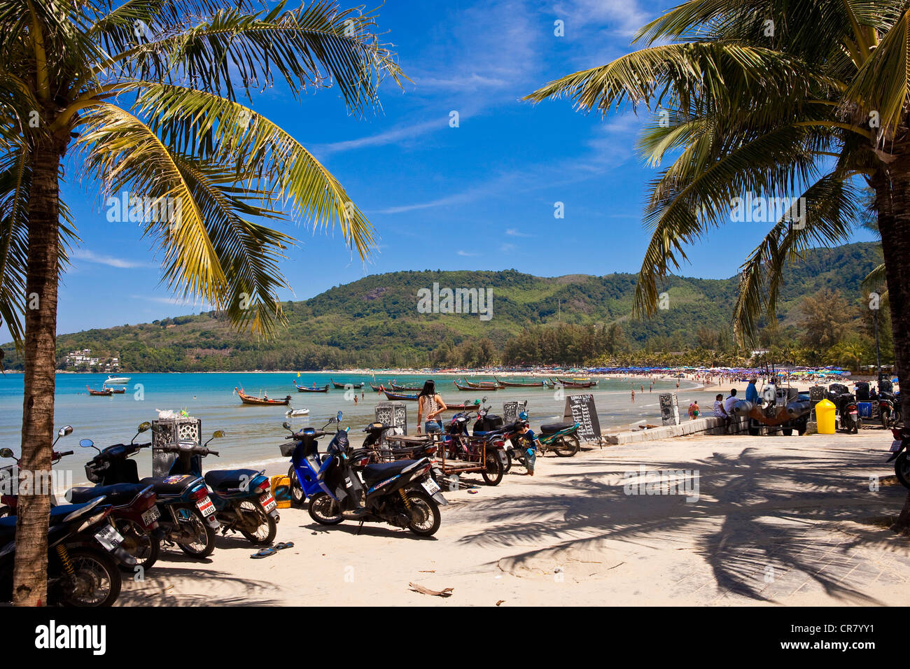 La Thaïlande, Phuket, Phuket Province, la plage de Kamala Banque D'Images