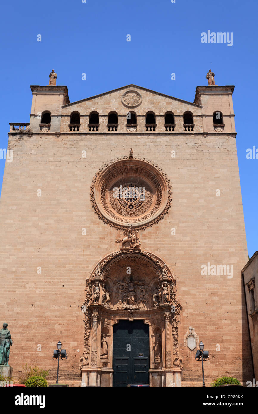 L'Espagne, Îles Baléares, Majorque, Palma de Majorque, la Basilique de Sant Francesc Banque D'Images