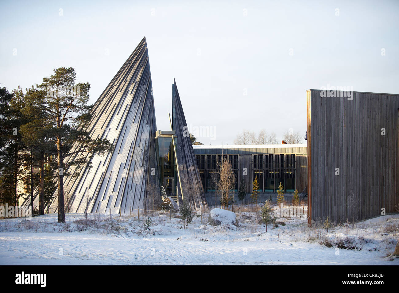 La Norvège, dans le comté de Finnmark, Karasjok, Parlement sami, le Sametinget Banque D'Images