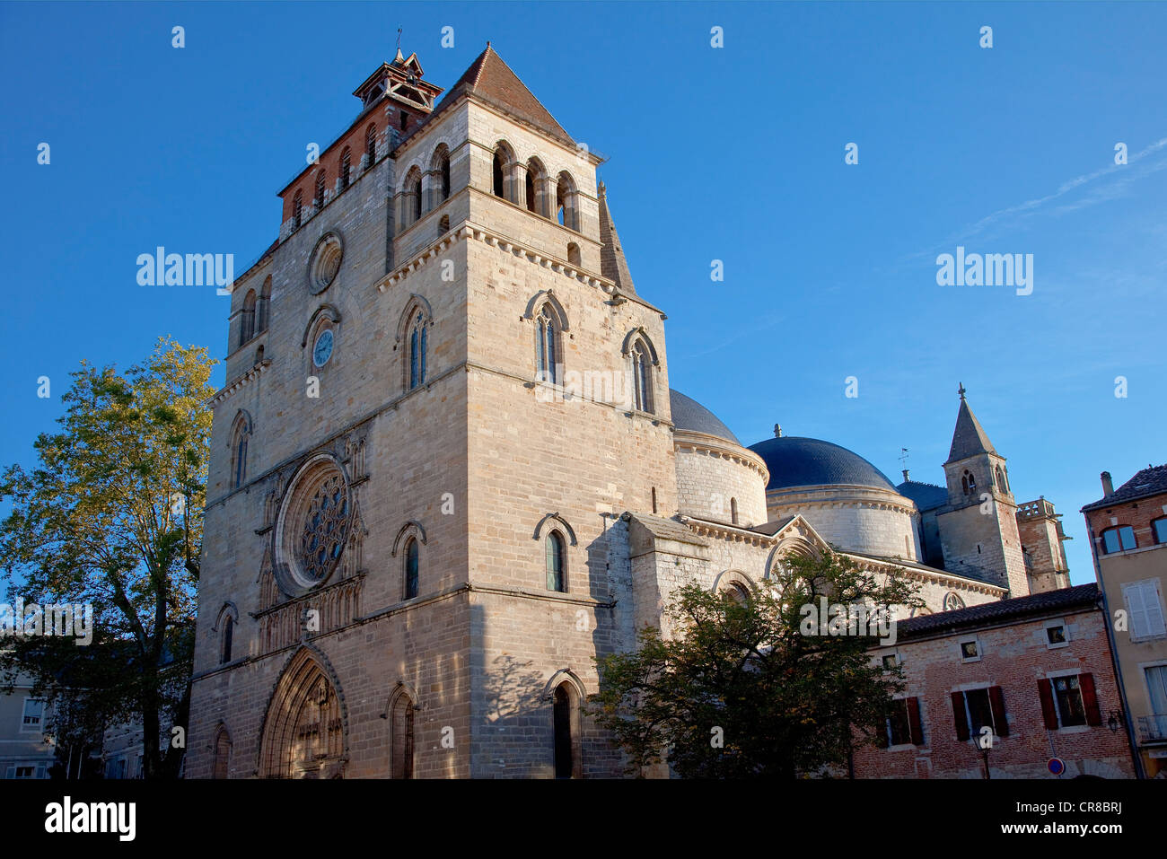 France, Lot, Cahors, Cathédrale St Etienne Banque D'Images