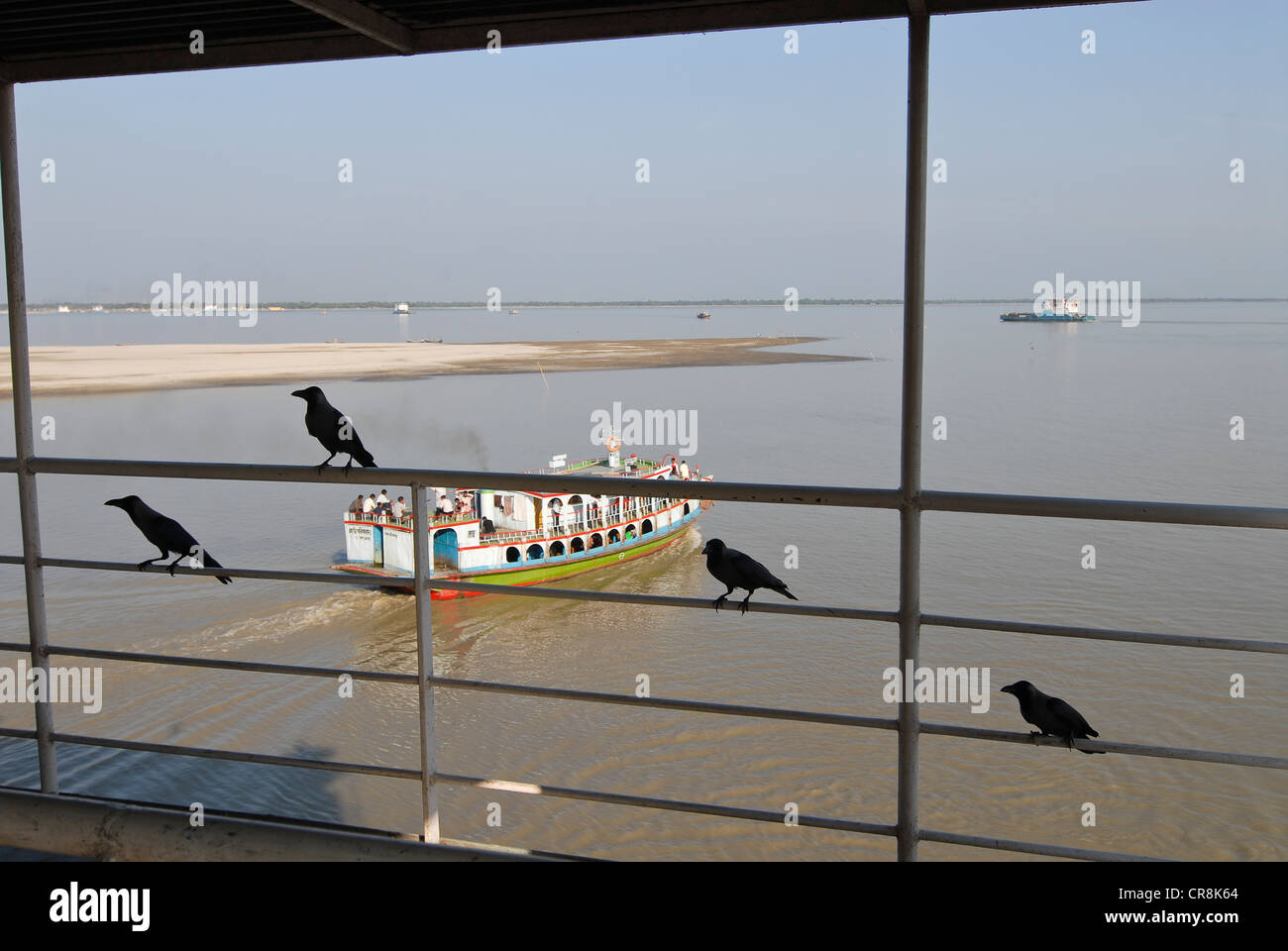 L'Asie du Sud , Bangladesh , ferry boat à Ganges river qui est appelé Padma au Bangladesh Banque D'Images