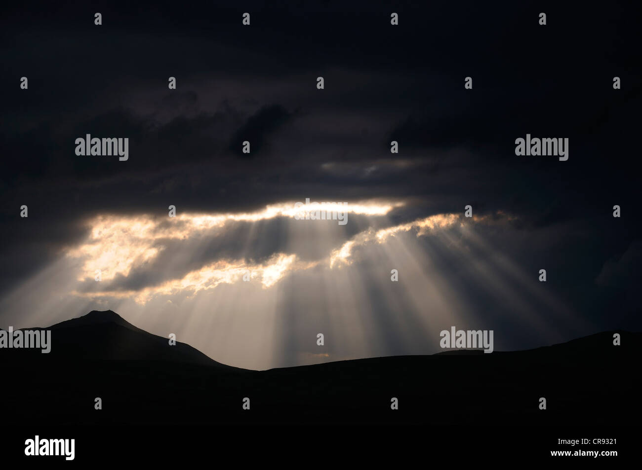 Le paysage dans le Parc National de Rondane, Norvège, Europe Banque D'Images