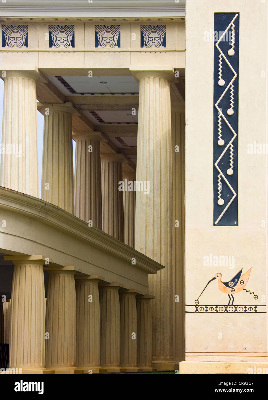 Le nouveau Capitole National de 27 millions de dollars complexe sur l'île de Babeldaob, dans la région de Melekeok, Palau Banque D'Images