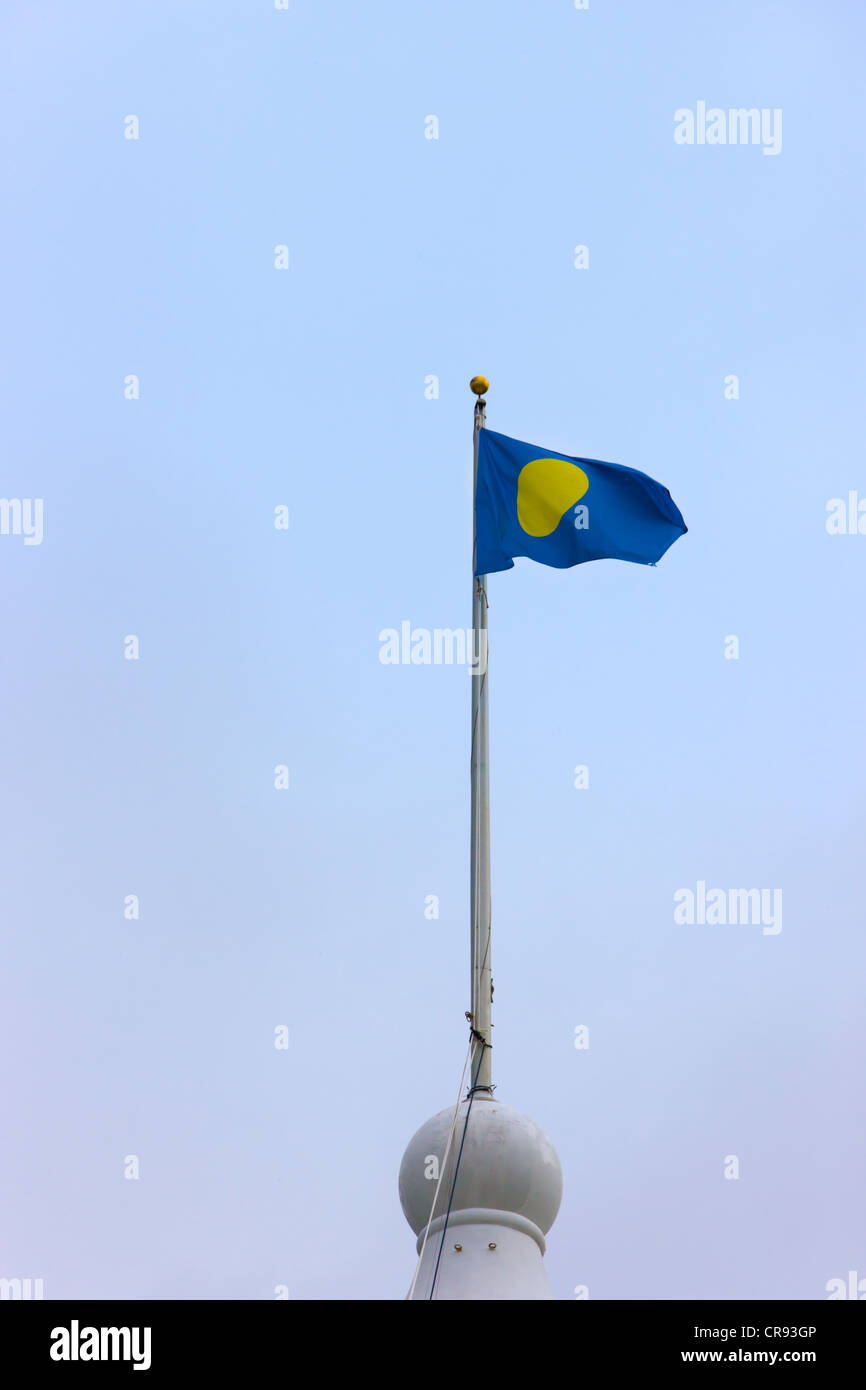 Drapeau national, Palau Banque D'Images