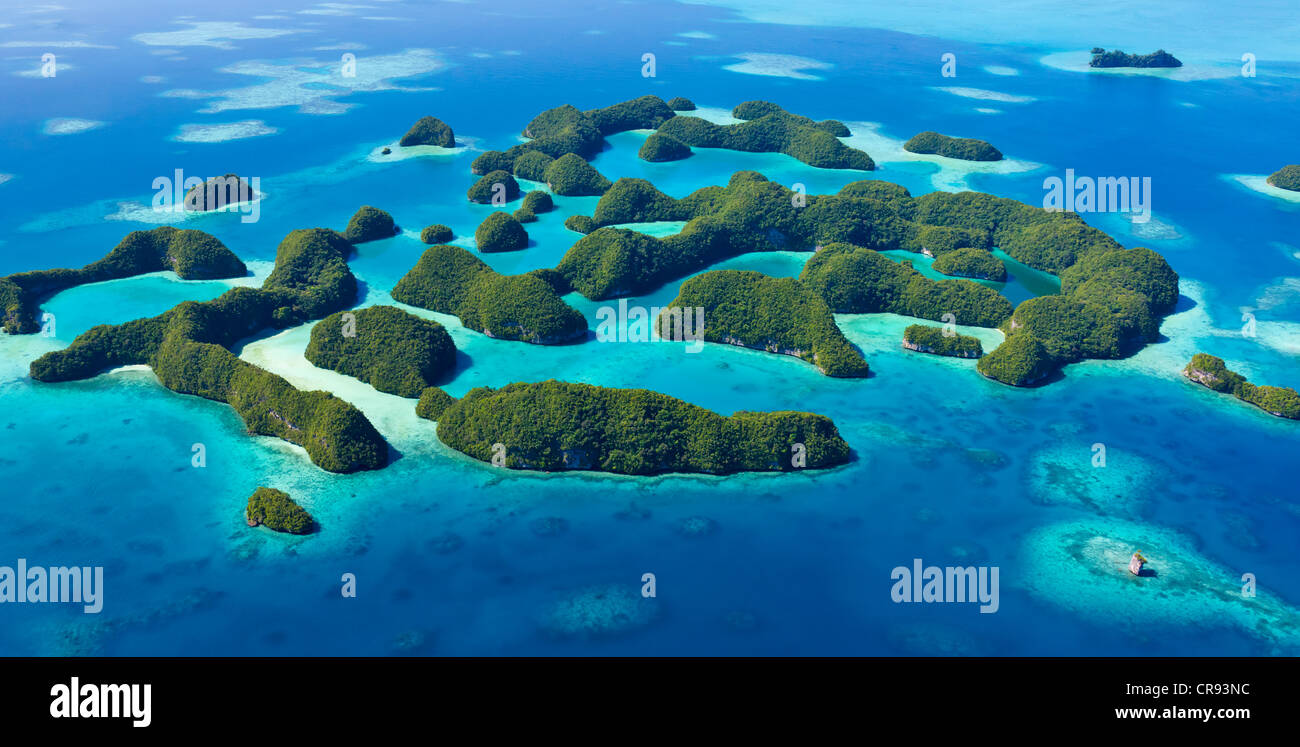 Les îles Palaos, Rock Banque D'Images