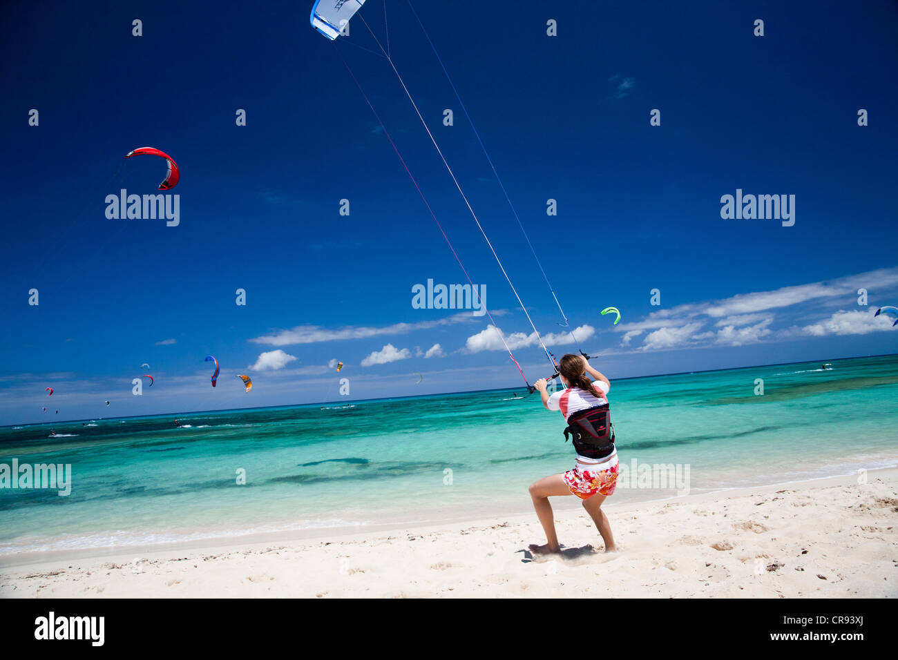 Flag beach fuerteventura Banque de photographies et d’images à haute
