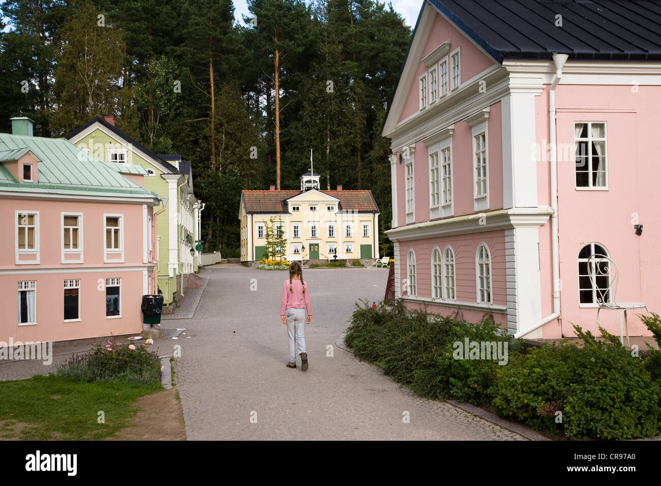 Astrid Lindgren Astrid Lindgren Monde Vaerld ou parc à thème, Vimmerby, Pays-Bas, Suède, Europe du Sud Banque D'Images