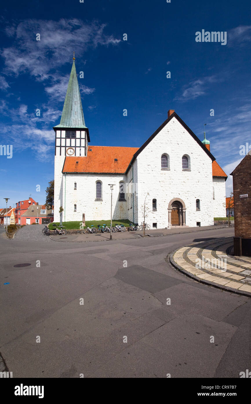 Skt. Dans l'Eglise Kirke Nicolaj Rønne, Bornholm, Danemark, Europe Banque D'Images