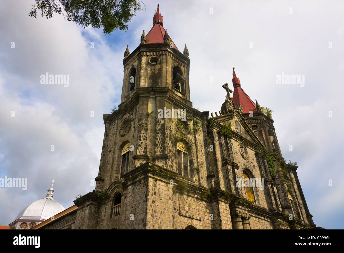 Molo église construite en 1831, la Ville d'Iloilo, Philippines Banque D'Images