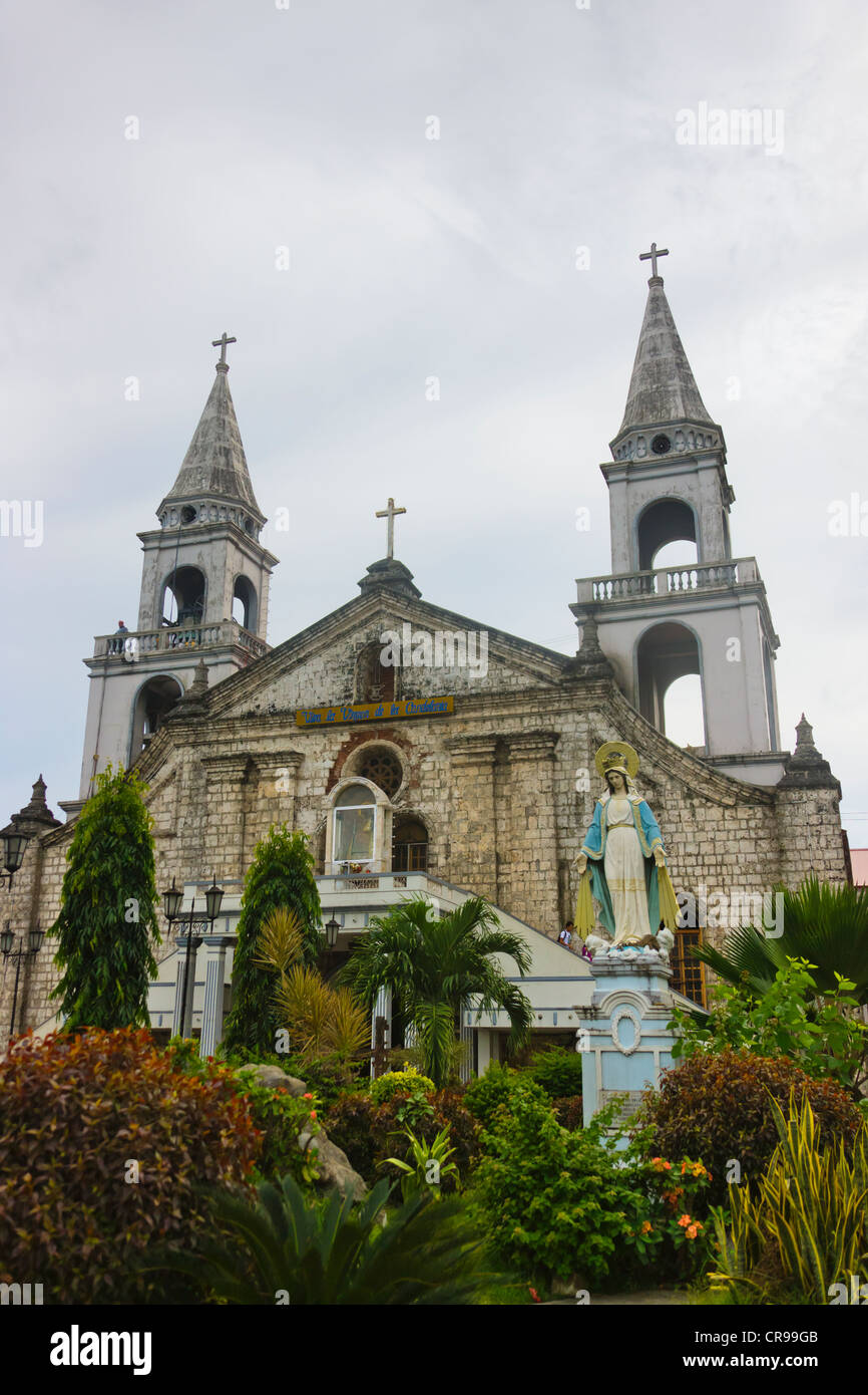 Jaro Cathédrale, Ville d'Iloilo, Philippines Banque D'Images