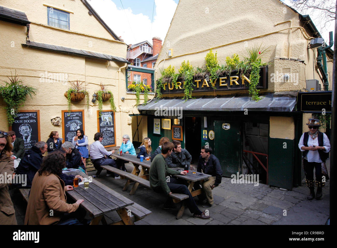 Turf Pub taverne à Oxford, Oxfordshire , Britannien brut, Europa. Banque D'Images