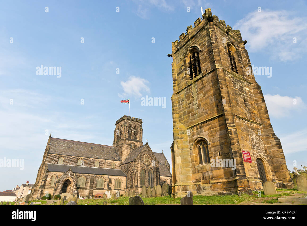 St Hilary's Church, Wallasey est dans la ville de Wallasey, Wirral, Angleterre. Banque D'Images