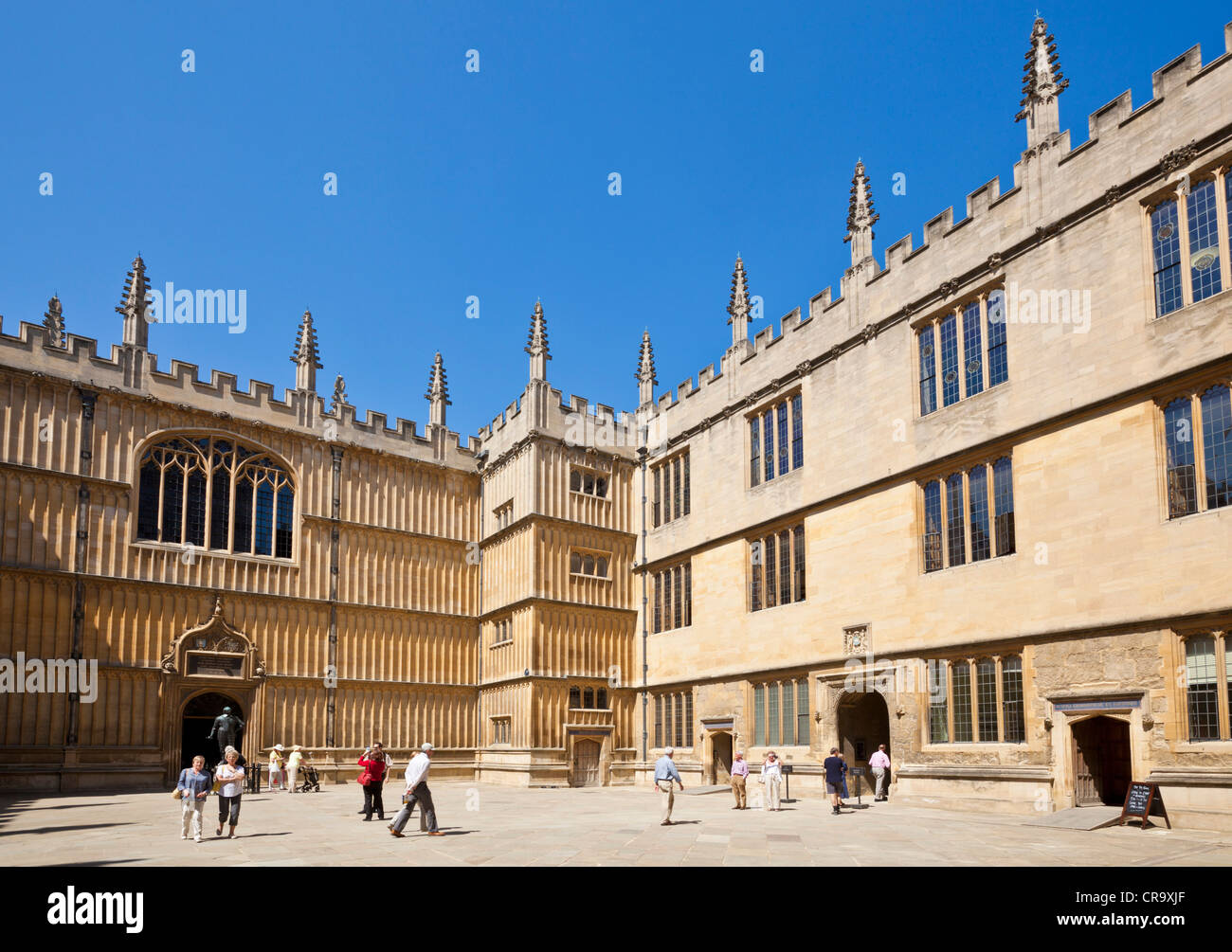 Old Bodleian Library Oxford Oxfordshire England UK GB EU Europe Banque D'Images