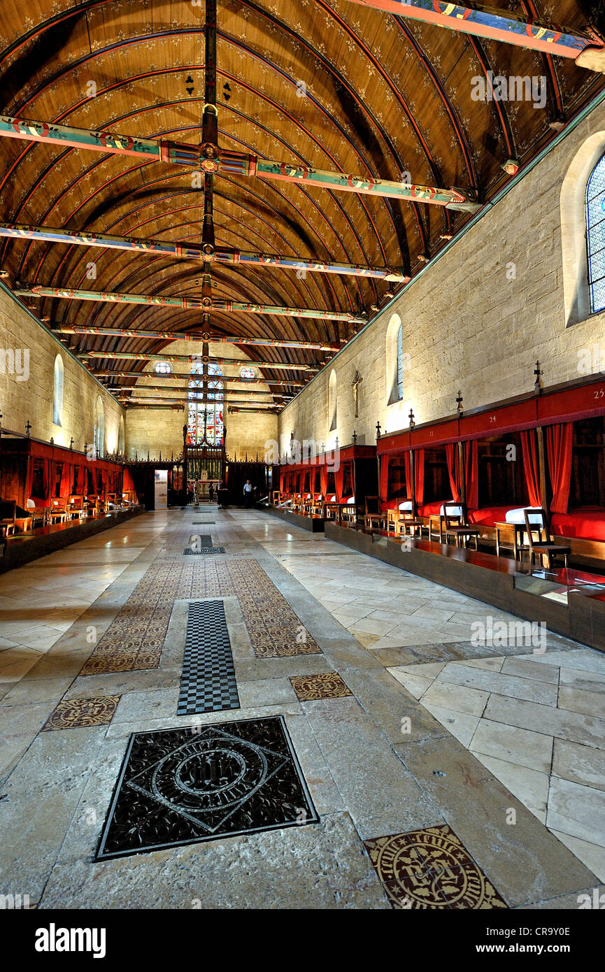 L'hospice de Beaune, bourgogne, france. Banque D'Images