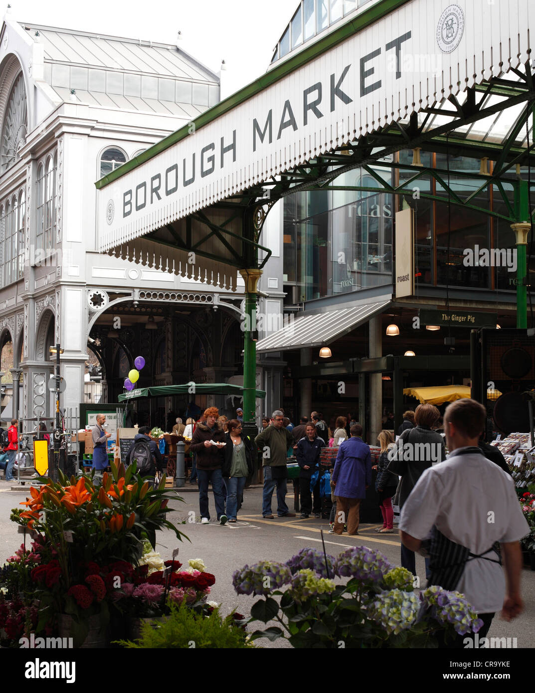 Borough Market, Southwark, Londres, Angleterre, Royaume-Uni Banque D'Images