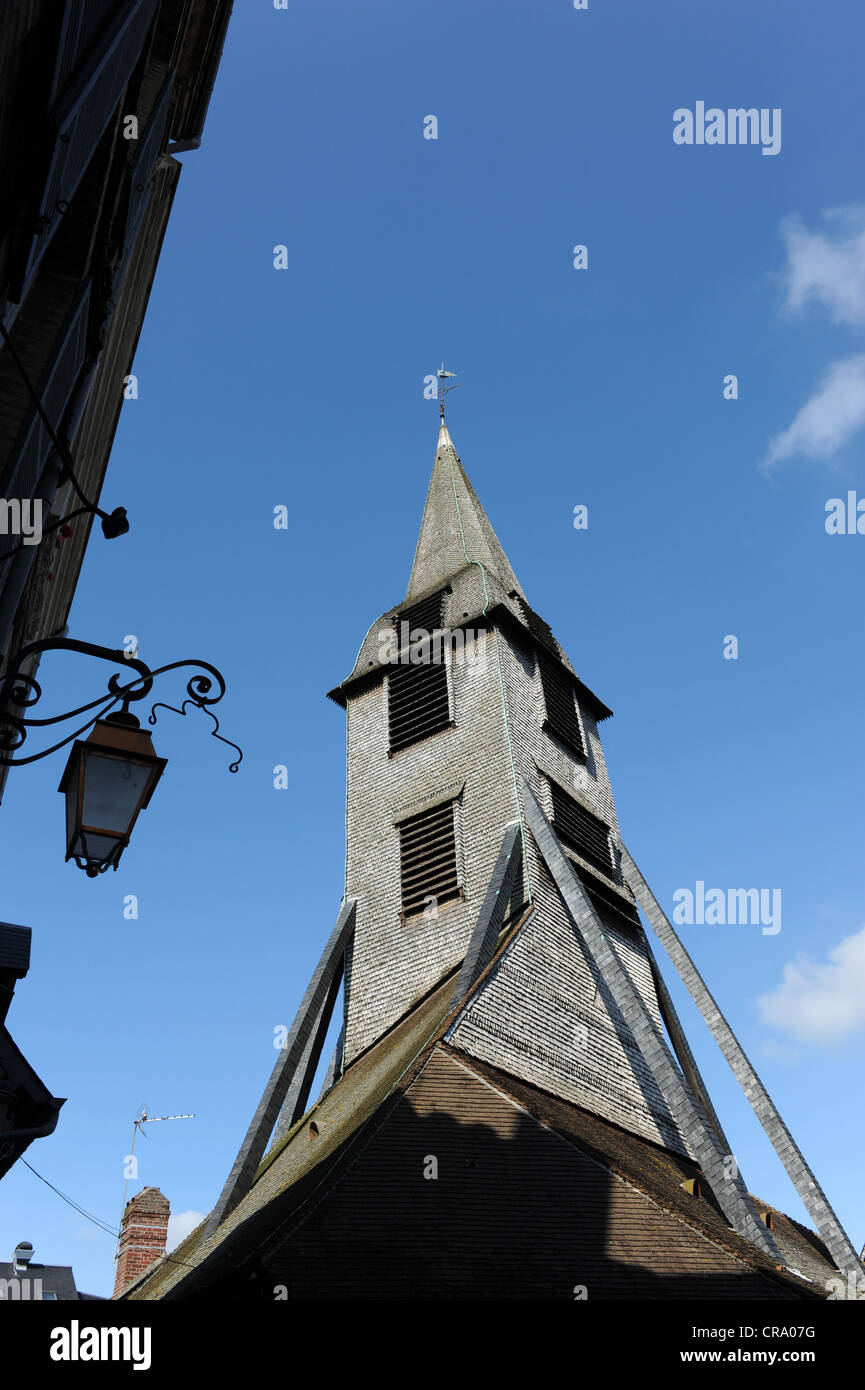 L'église Sainte Catherine Honfleur Normandie France Banque D'Images