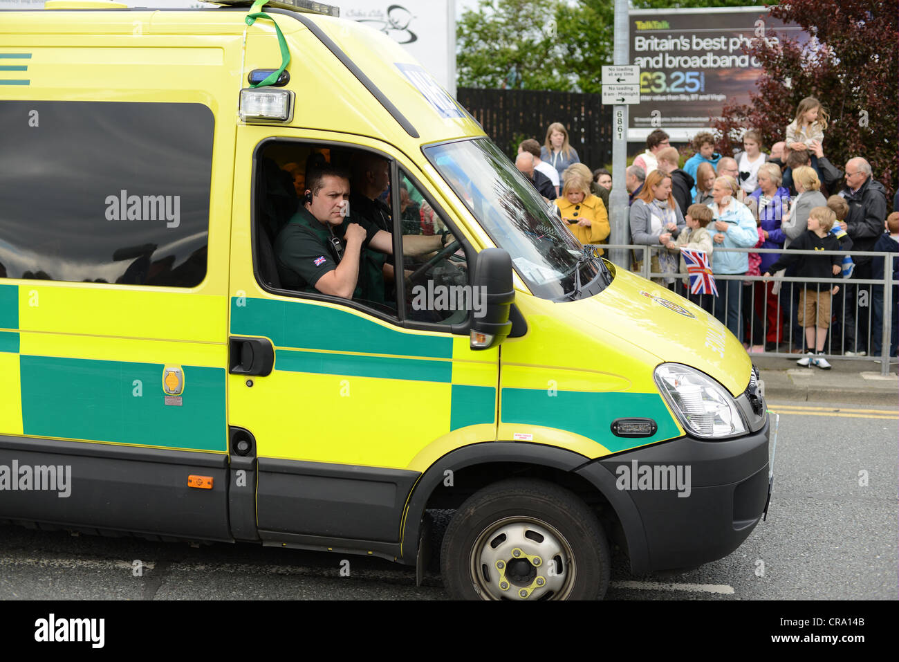 Ambulance NHS Banque D'Images
