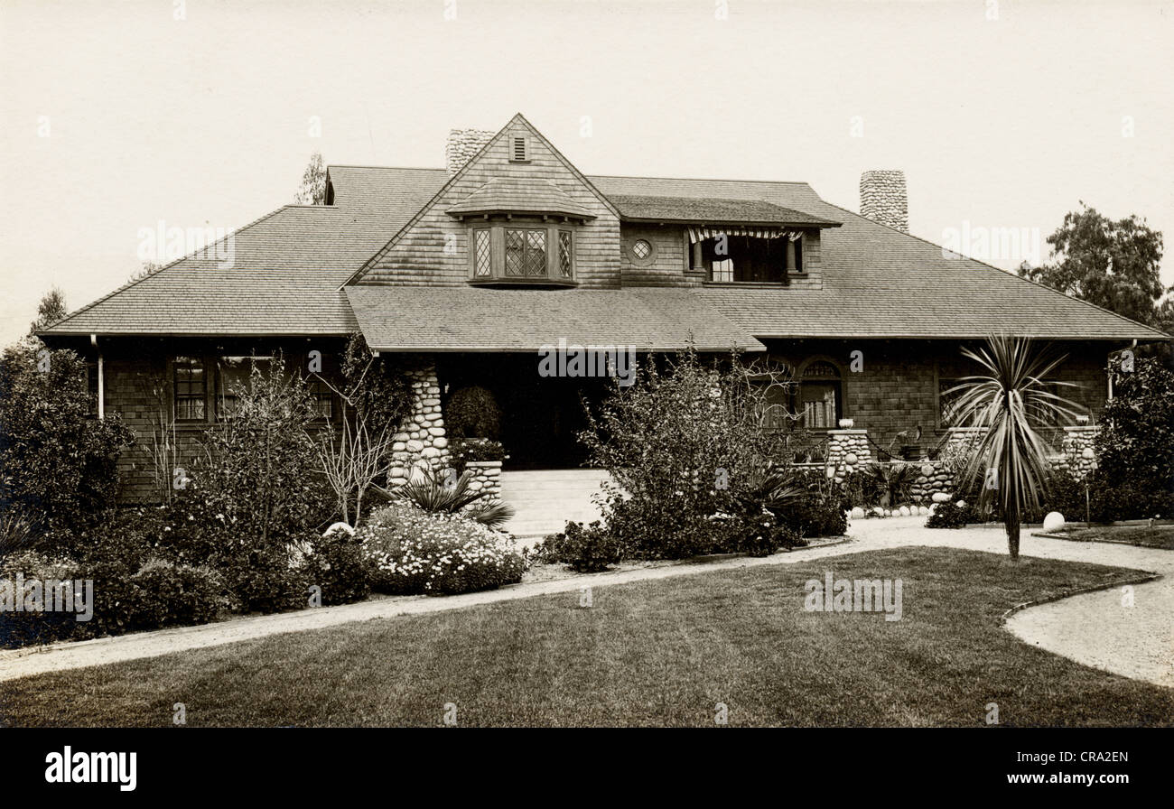 Résidence d'une architecture unique Bungalow éclectique Banque D'Images