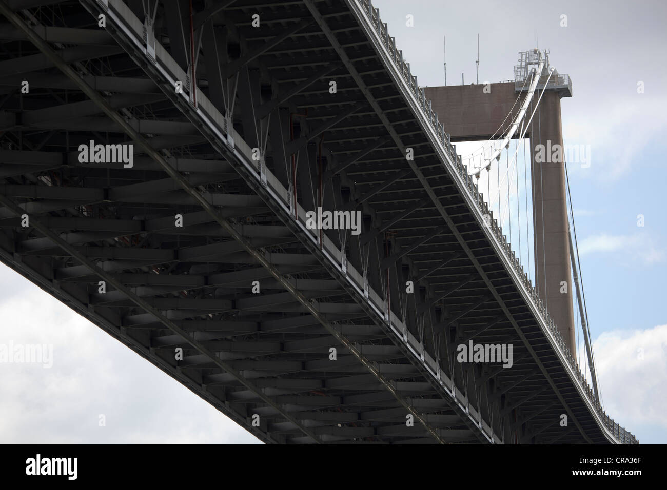 Pont routier sur la Rivière Tamar Banque D'Images