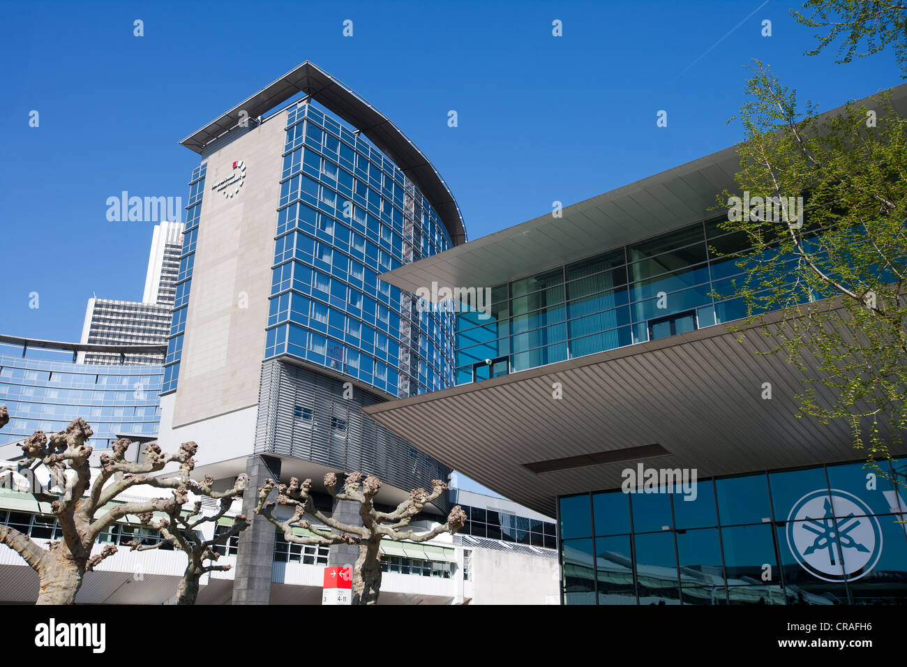 Centre des congrès, le parc des expositions, centre d'exposition, exposition, Francfort, Hesse, Germany, Europe Banque D'Images