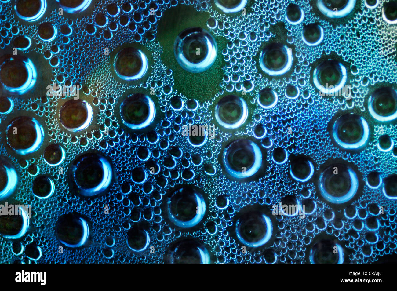 L'eau condensée, gouttes d'eau sur une plaque de verre Photo Stock - Alamy