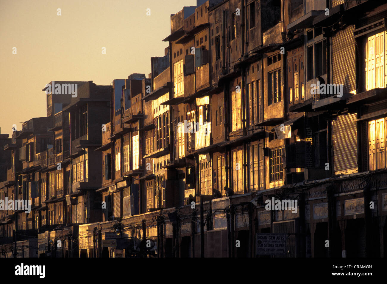 Façades de la lumière du matin, Jaipur, Rajasthan, Inde du nord, Inde, Asie Banque D'Images Façades de la lumière du matin, Jaipur, Rajasthan, Inde du nord, Inde, Asie Banque D'Images