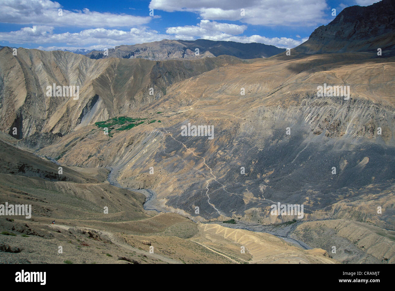 Vue près de Lingshed, Zanskar, Ladakh, Himalaya indien, le Jammu-et-Cachemire, l'Inde du nord, Inde, Asie Banque D'Images