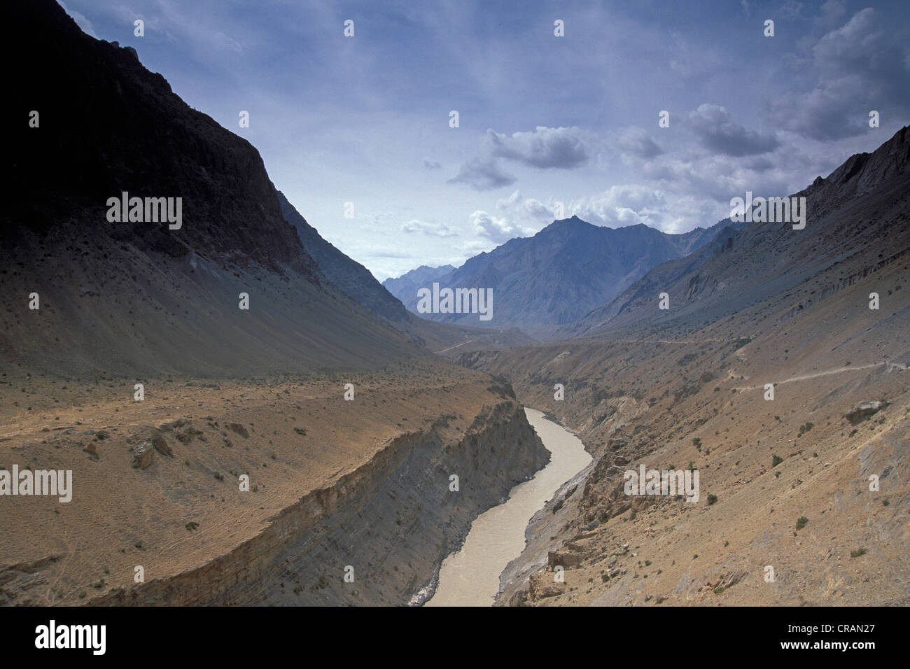 Près de la rivière Zanskar, Hanomil Zanskar, Ladakh, Himalaya indien, le Jammu-et-Cachemire, l'Inde du nord, Inde, Asie Banque D'Images