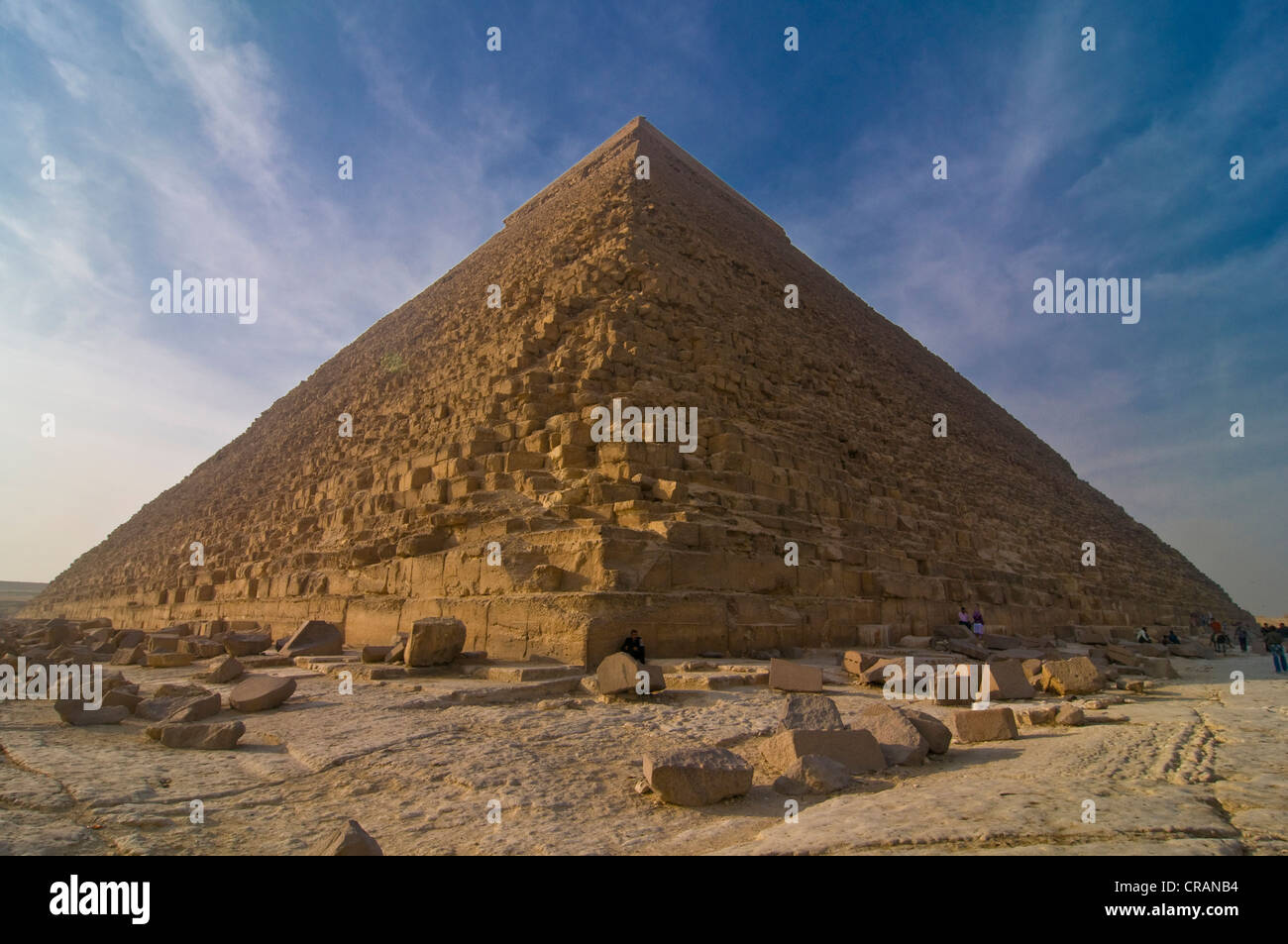 Pyramide de Gizeh, Site du patrimoine mondial de l'UNESCO, l'Égypte, l'Afrique Banque D'Images