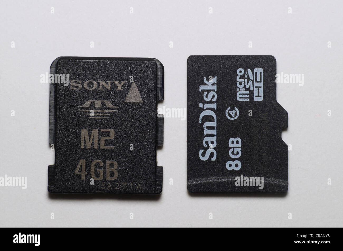 Cartes mémoire Micro SD, et M2 (haute résolution Photo Stock - Alamy