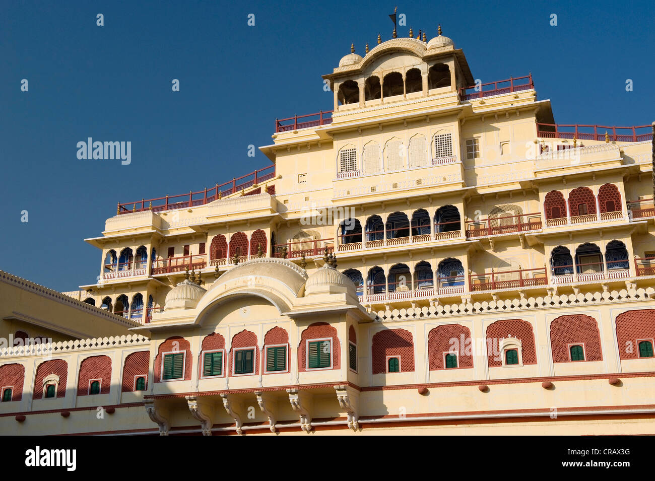 City Palace, Jaipur, Rajasthan, Inde, Asie Banque D'Images