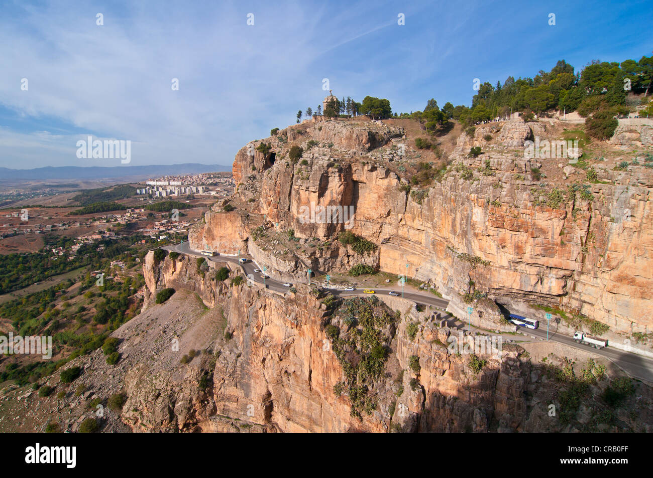 Avis de Constantine en Algérie orientale, l'Afrique Banque D'Images