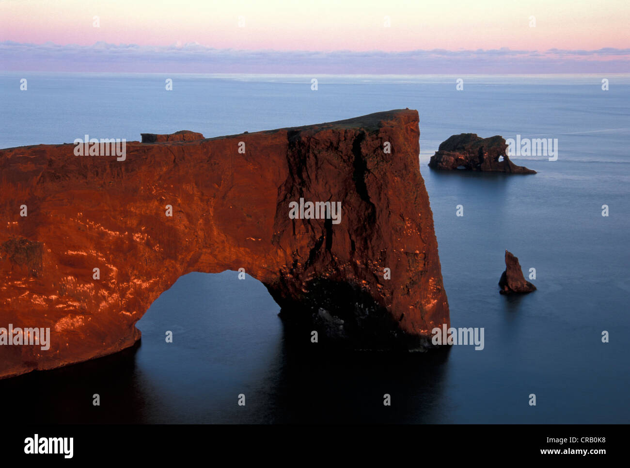 Arch Rock de Dyrholaey, Vik, Sud de l'Islande, Islande, Europe Banque D'Images
