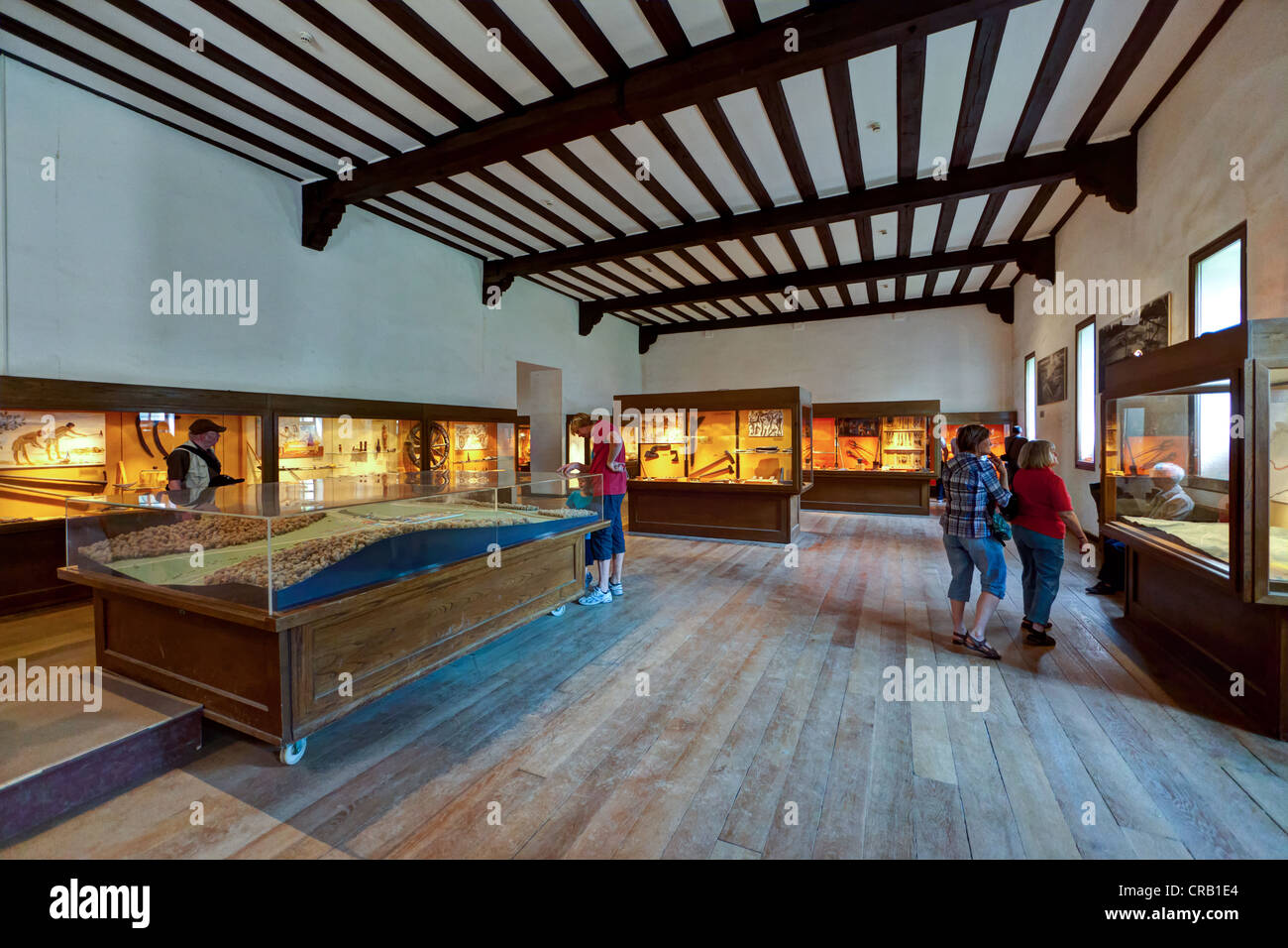Le musée de fort romain de Saalburg reconstruit, limes, UNESCO World Heritage Site, région de Taunus, Hesse, Germany, Europe Banque D'Images