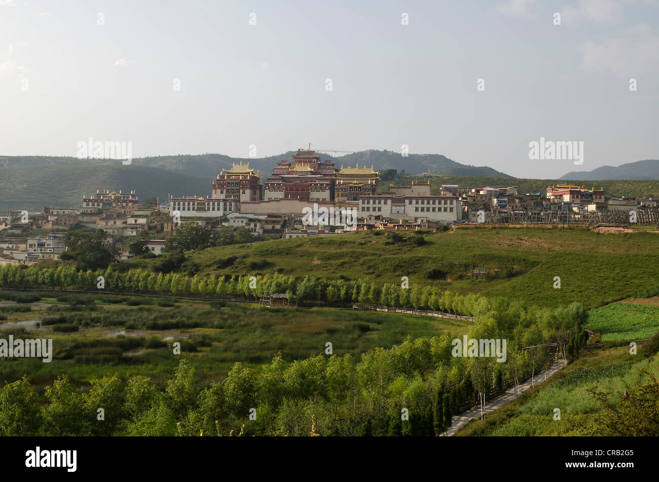 Gelugpa du bouddhisme tibétain le monastère de Ganden Sumtseling, Sungtseling, Gyeltang, Zhongdian, Shangrila, Shangri-la, Yunnan, Tibet Banque D'Images