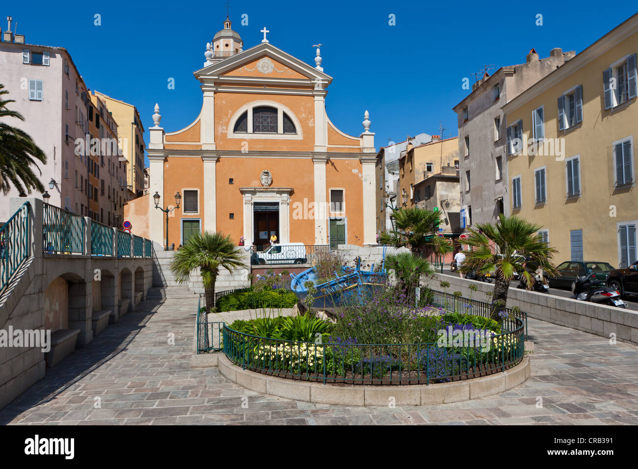 Cathédrale-Notre-Dame-de-l'Assomption, La Cathédrale d'Ajaccio, Ajaccio, Corse, France, Europe Banque D'Images