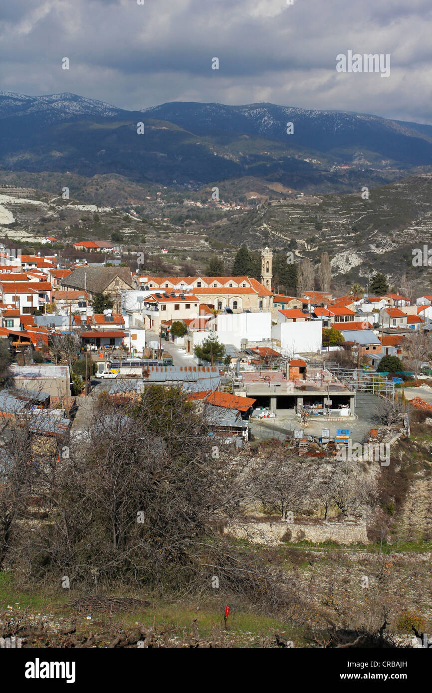 Monastère Stavros Timios, Monastère de la Sainte Croix, Omodos, Chypre, Grèce, Europe Banque D'Images