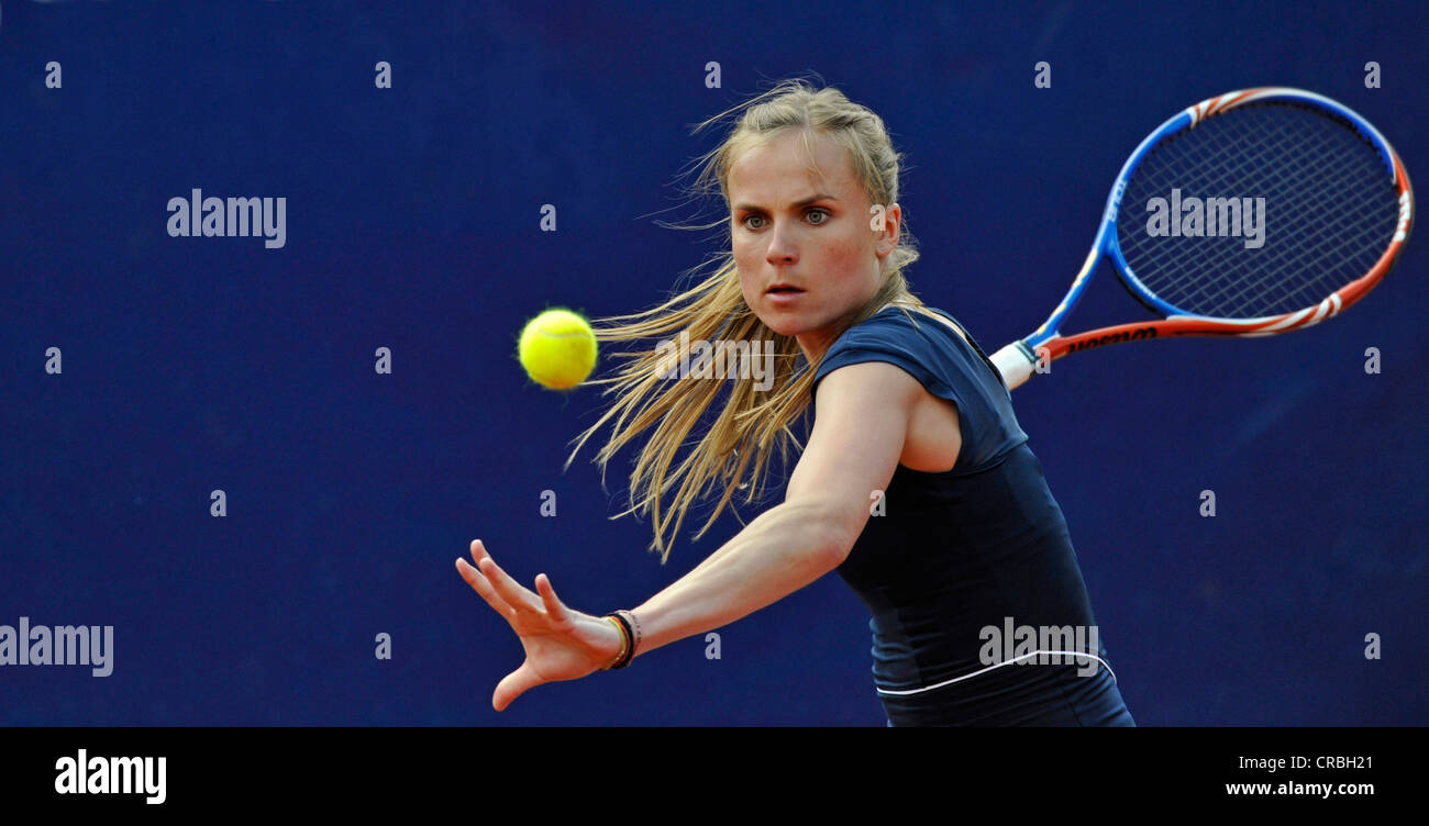 Tennis player Lina STANCIUTE, allumé Banque D'Images