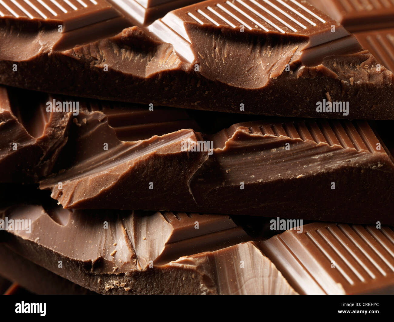 Close up de chocolat au lait Belge Banque D'Images
