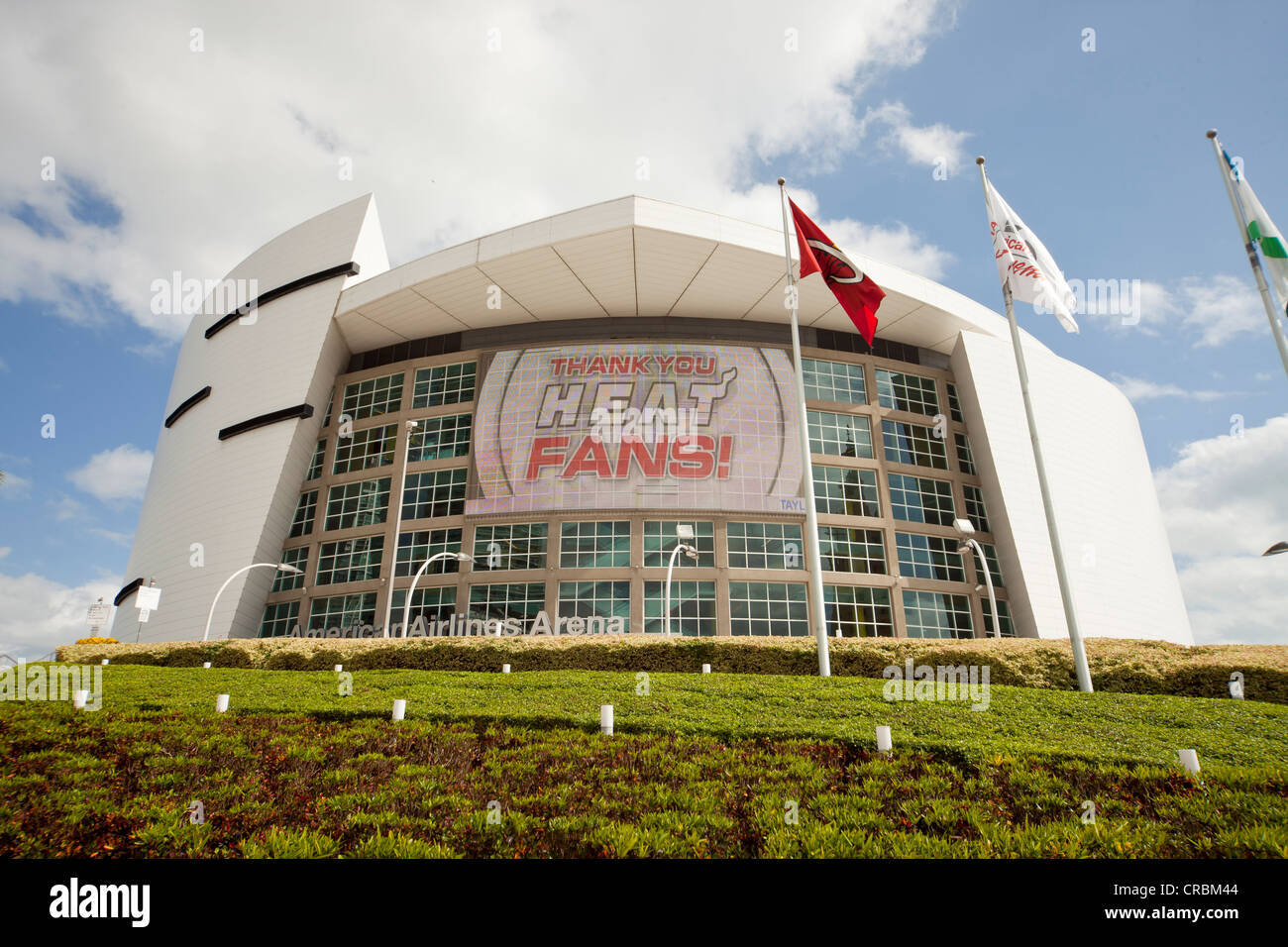 American Airlines Arena dans le centre-ville de Miami, Floride, USA Banque D'Images