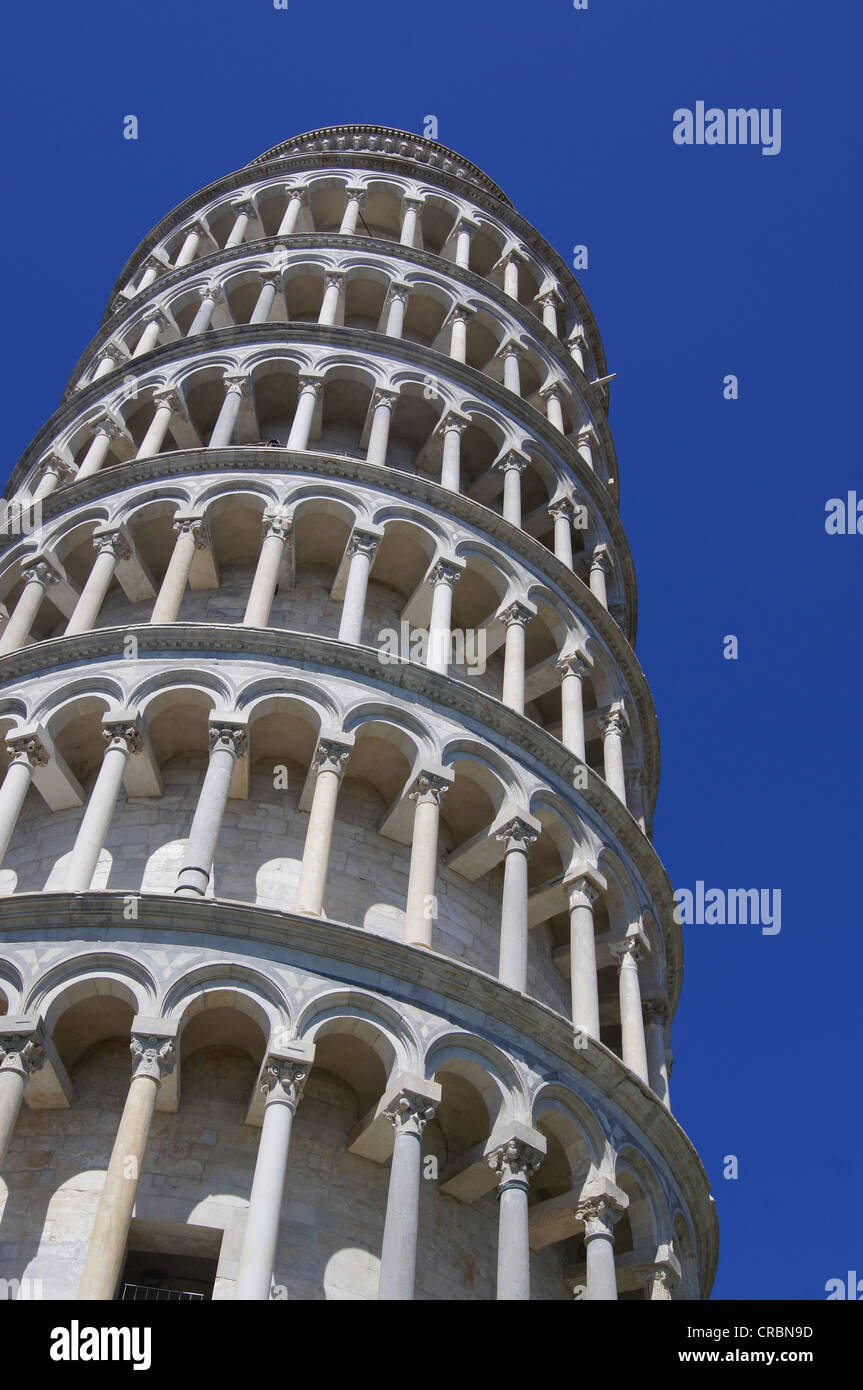 La tour penchée de Pise, Italie Banque D'Images