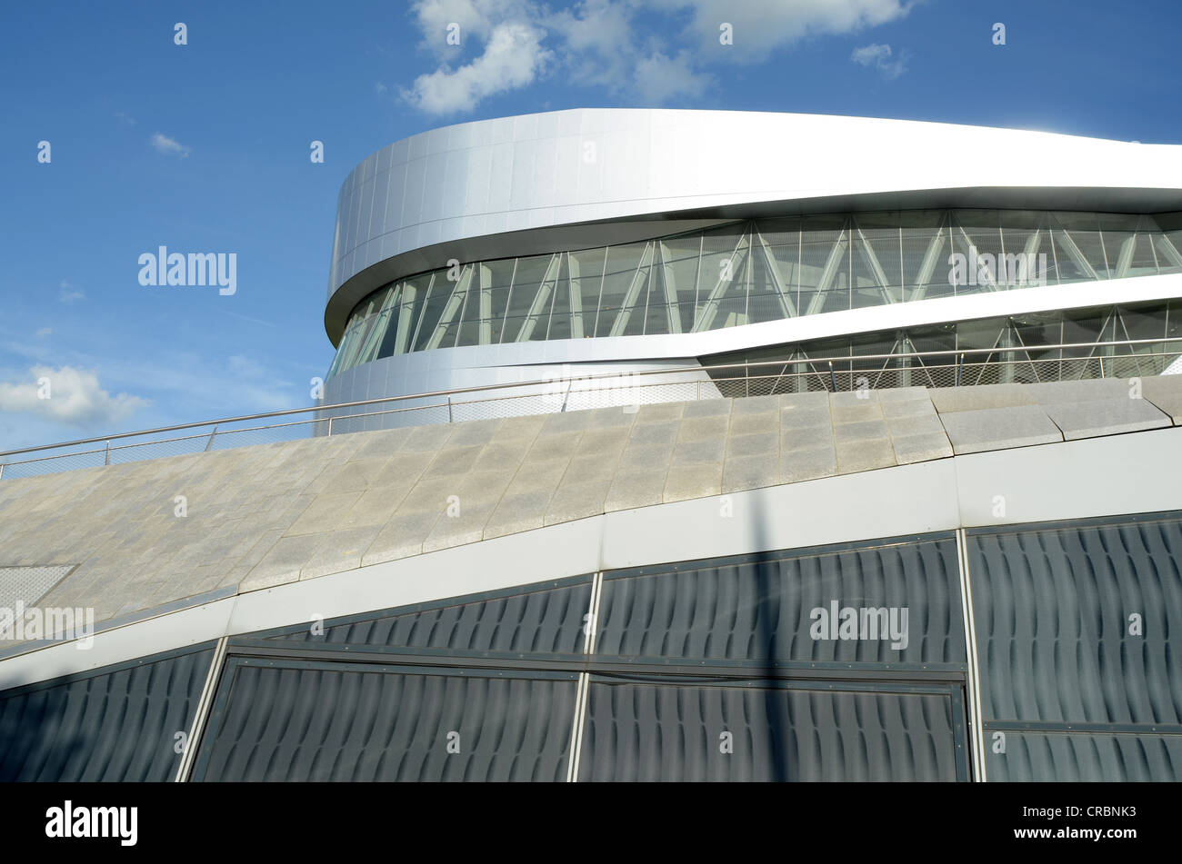 Image de la musée Mercedes à Stuttgart Banque D'Images