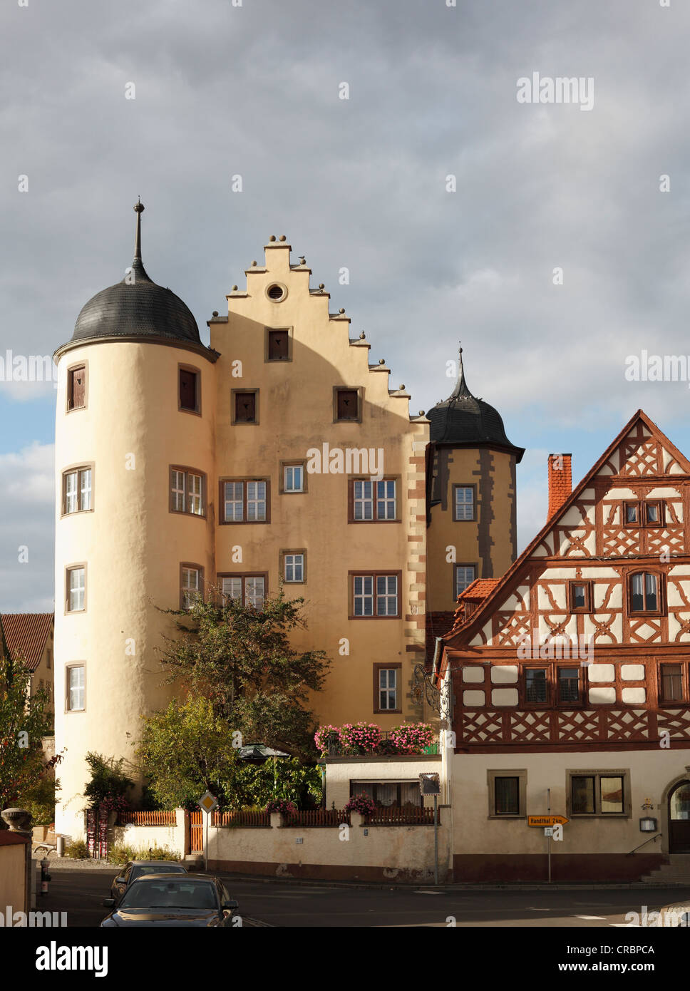 Schloss Oberschwarzach Steigerwald, château, en Basse-franconie, Franconia, Bavaria, Germany, Europe, PublicGround Banque D'Images
