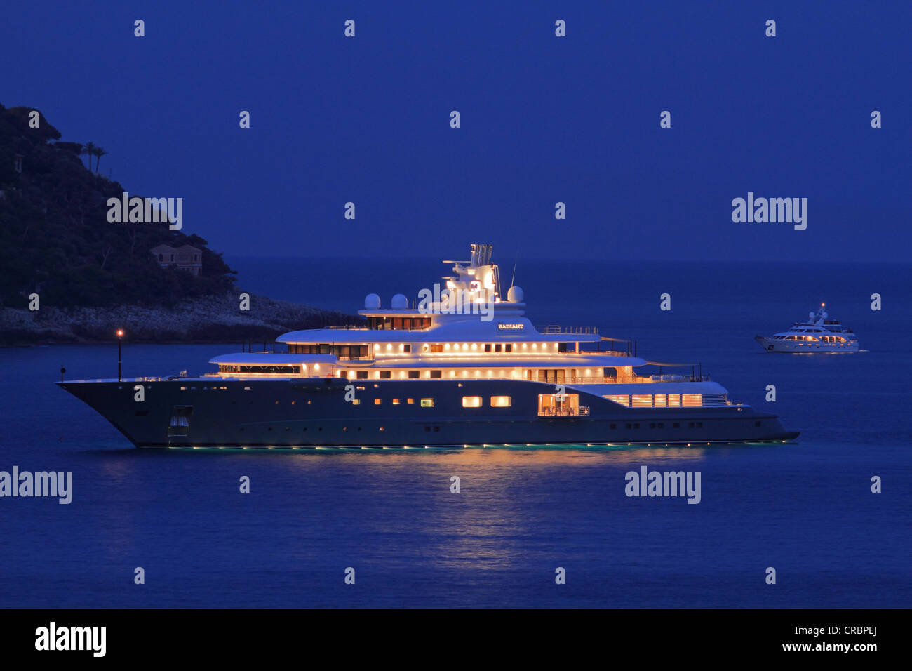 Motor yacht radiant built luerssen Banque de photographies et d’images