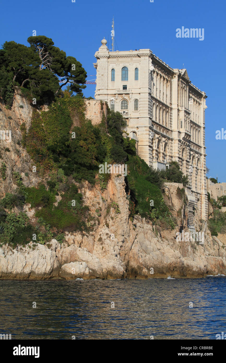 Musée océanographique, Principauté de Monaco, la Côte d'Azur, Méditerranée, Europe Banque D'Images