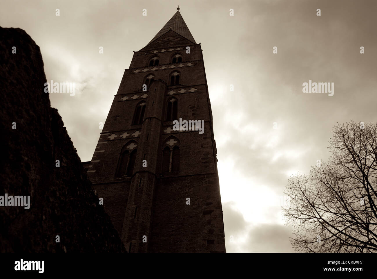 En LÜBECK MARIENKIRCHE Banque D'Images