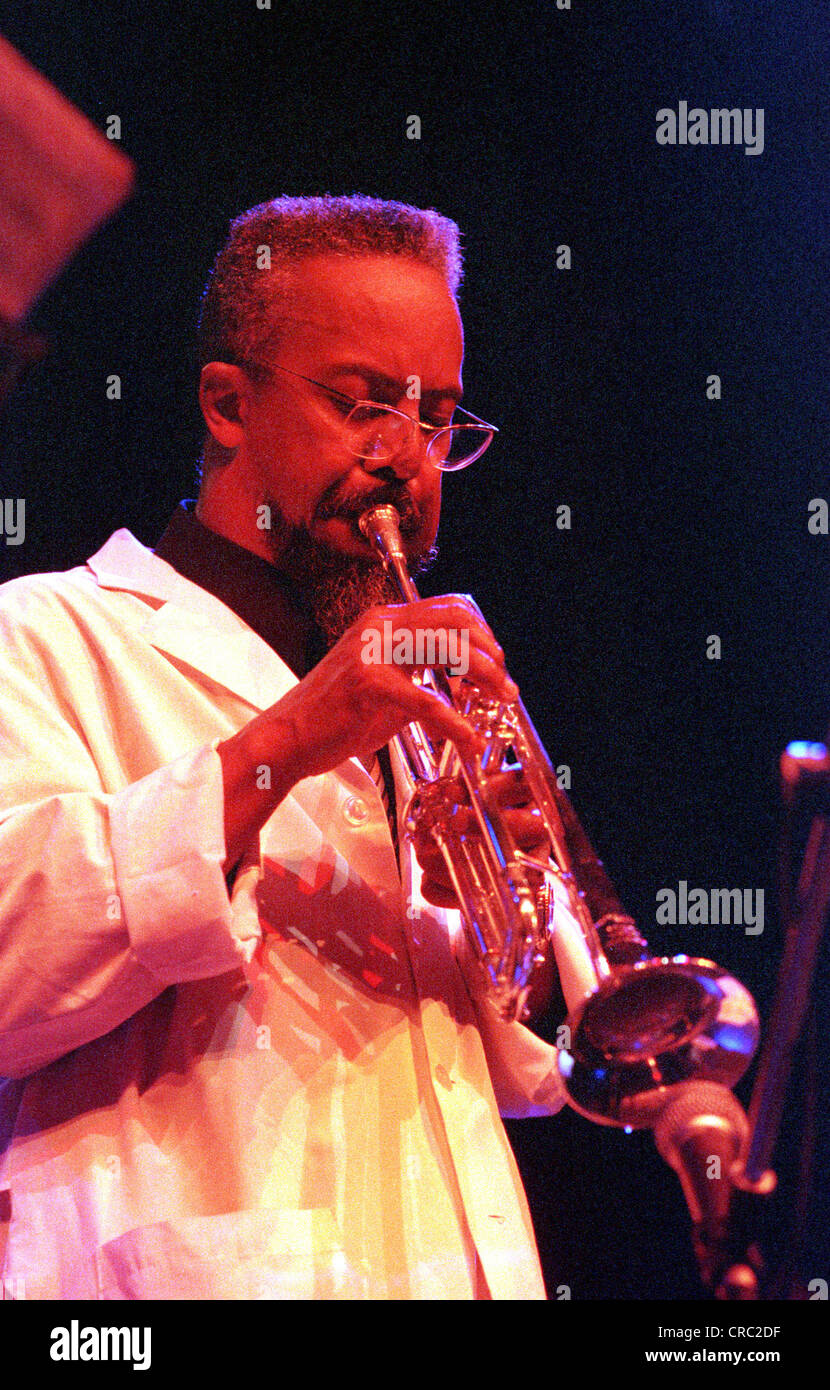 Le trompettiste de jazz Lester Bowie à Berlin, Allemagne Banque D'Images