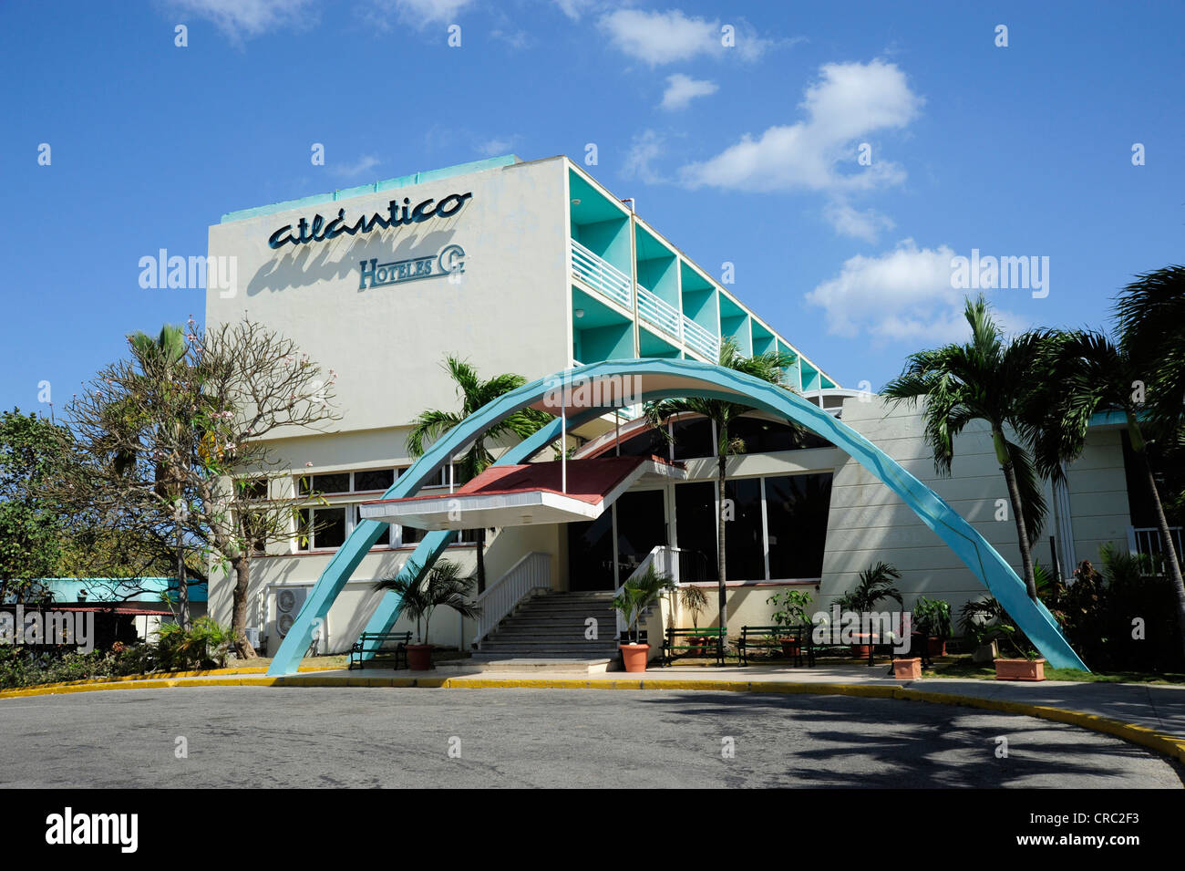 L'hôtel Atlantico à la plage, Santa Maria del Mar, Playas del Este, La Havane, La Havane, Cuba, Antilles, Golfe du Mexique Banque D'Images