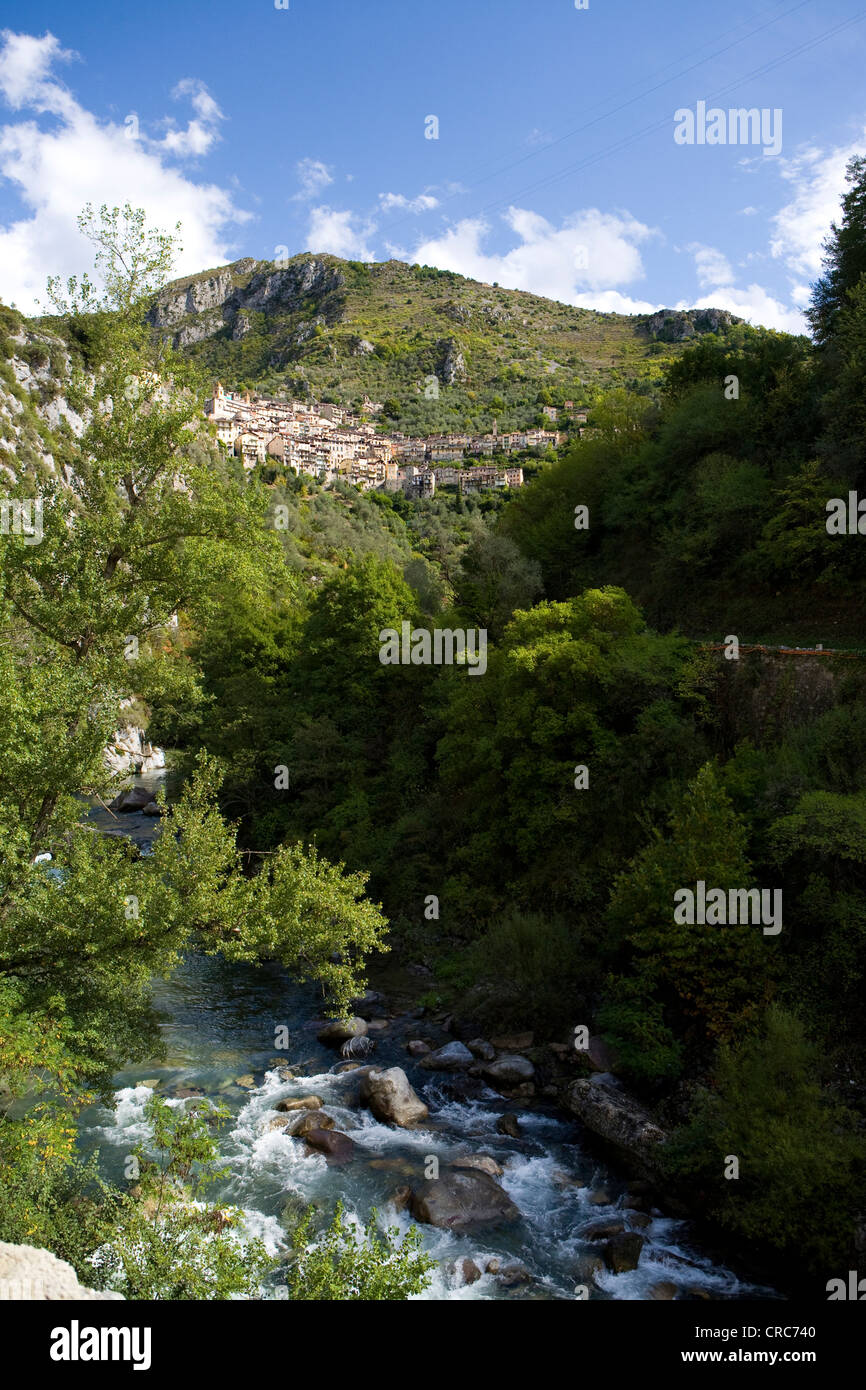 Saorge Alpes-Maritimes France Banque D'Images